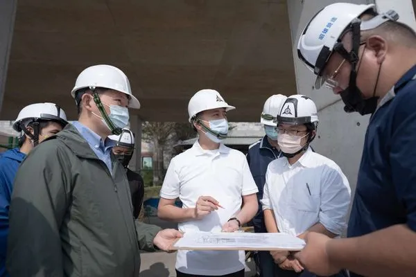 ▲新竹市長林智堅視察「永恆之丘」。(圖/新竹市政府提供)