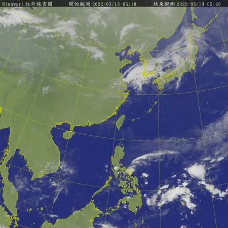 ▲▼衛星雲圖。(圖/翻攝中央氣象局)