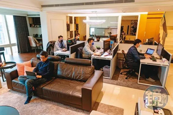 本刊直擊,陳士駿每日上午前往「度雷克」,以AI操盤私募基金。圖為度雷克AI操盤室。