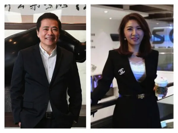 ▲三立新任董事長張榮華、總經理高明慧▼ 。(圖/讀者提供)