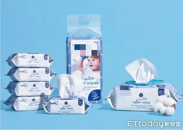 ▲來自加拿大的濕紙巾品牌,除了針對嬰幼兒之外,還鎖定毛小孩族群 。(圖/記者吳奕靖翻攝)