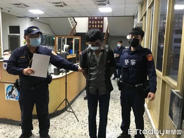 ▲台南市警白河分局為執行「清山專案」勤務,東山區山區查獲柯姓毒品通緝犯1名。(圖/記者林悅翻攝,下同)