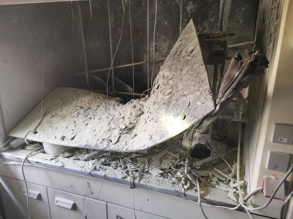 ▲▼高科大建工校區火災。(圖/記者賴文萱翻攝)