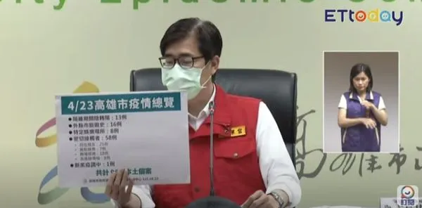 ▲▼0423高雄防疫記者會。(圖/翻攝自臉書)