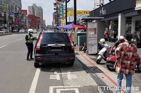 ▲台南市永康分局交通執法有成,讓民眾有感。(圖/記者林悅翻攝,下同)