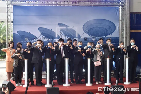 ▲▼鏡電視新聞台開播典禮。(圖/記者李毓康攝)