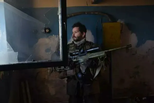 ▲▼加拿大菁英狙擊手「瓦力」(Wali)。(圖/翻攝推特)