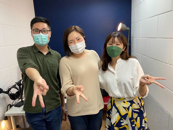 ▲▼焦慮主婦上蔡英文Podcast訪問。(圖/民進黨提供)