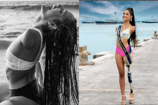 ▲▼現年26歲的維多莉亞(Victoria Denisse Salcedo)在6歲時遭遇一場嚴重電擊意外導致雙臂和左腿截肢。(圖/翻攝自IG/vicco_salcedo)