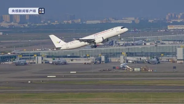 ▲▼陸國產客機C919即將交機 試驗飛行成功。(圖/翻攝央視)