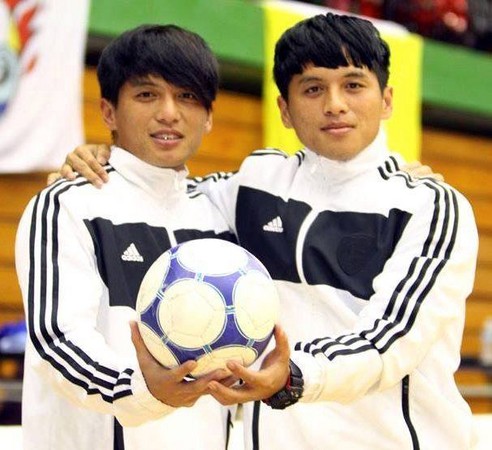 中華男足雙胞胎，弟羅志恩(左)和哥羅志安(右)。(圖／中華足協提供)
