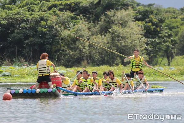 ▲池上竹筏競賽將於5/28(六)、5/29(日)盛大登場。(圖/記者楊漢聲翻攝)