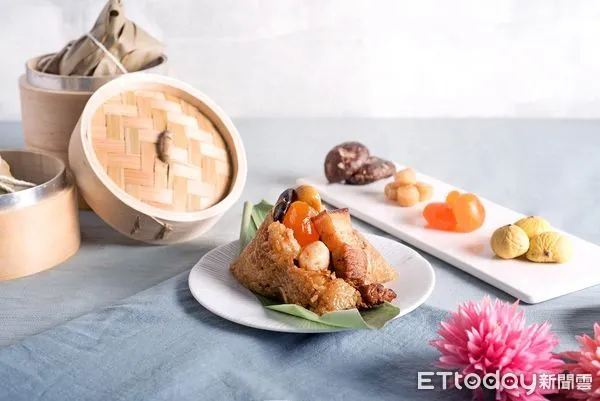 ▲▼六福旅遊集團的傳統經典「豐融家傳燒肉粽」。(圖/六福旅遊集團提供)