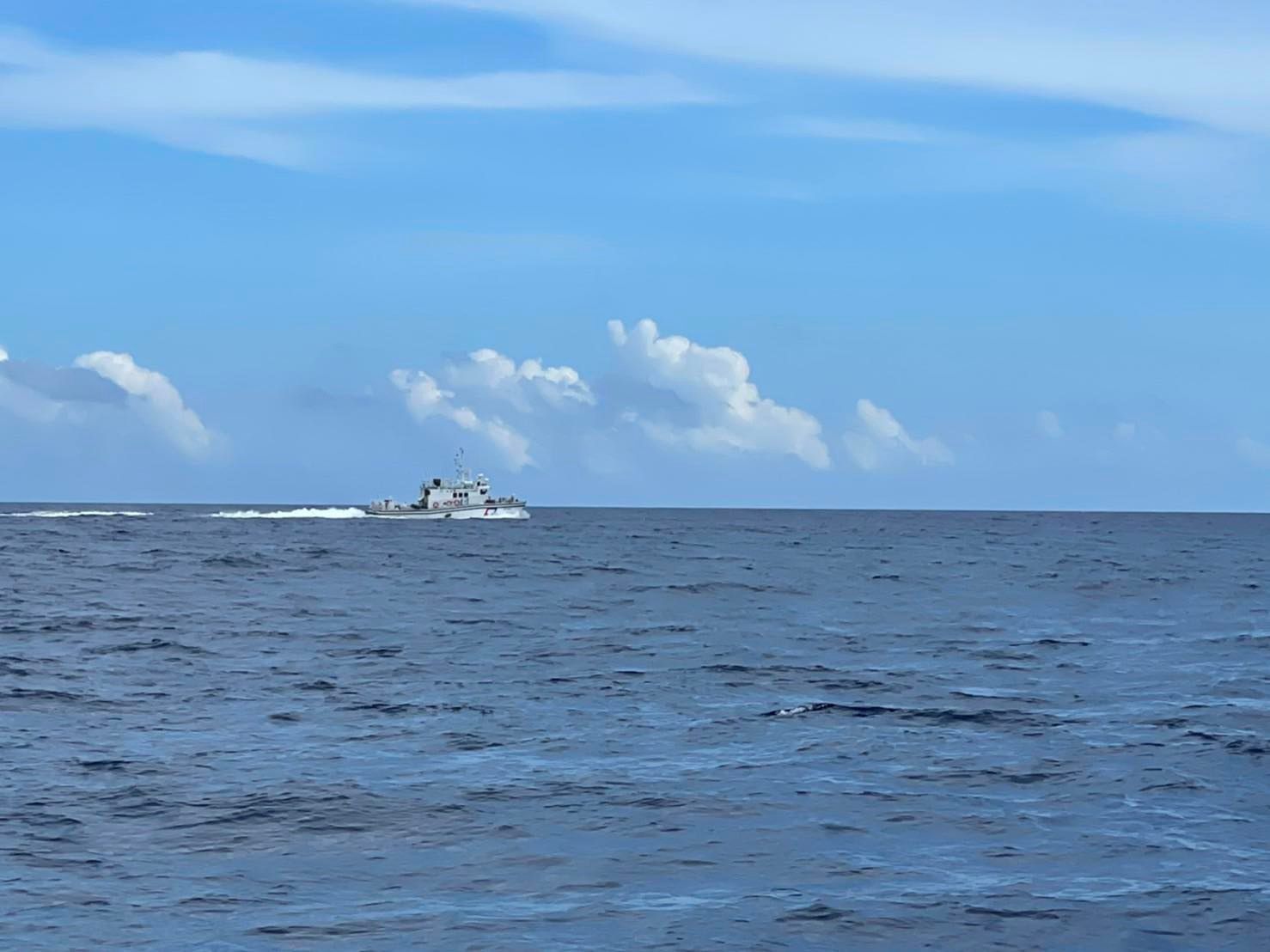 ▲▼海巡艇在東吉島海域附近巡航 。（圖／翻攝畫面）
