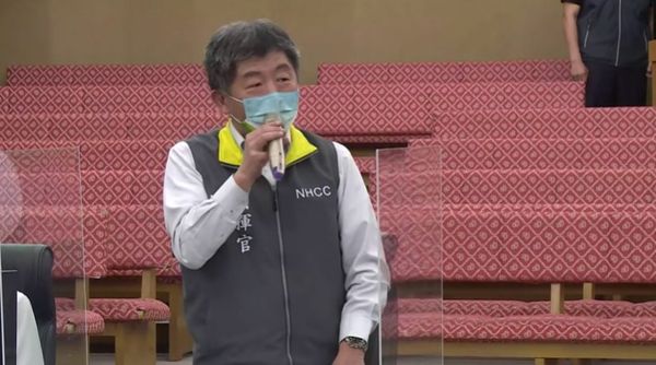 ▲▼衛福部長陳時中陪同總統蔡英文視察彰基醫院。(圖/翻攝直播)