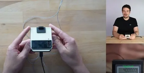 ▲三星Z Flip 3可折疊418,503次。(圖/取自Mrkeybrd)