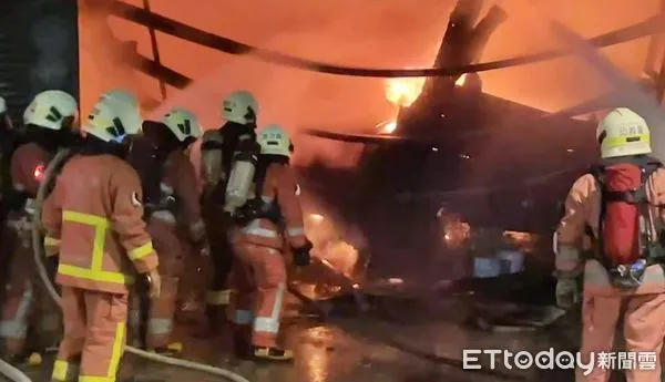 ▲▼新竹市東大路輪胎行火警,兒子縱火燒全家8死。(圖/記者陳凱力翻攝)