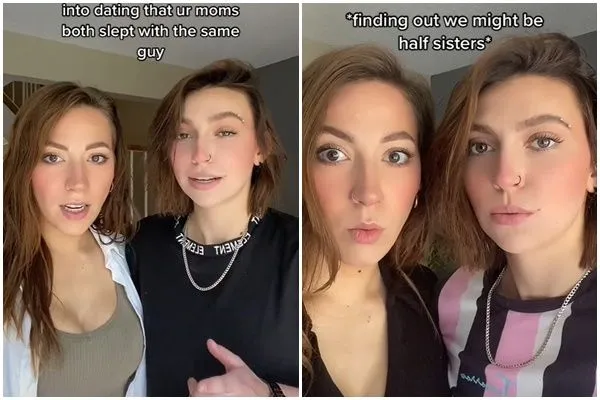 ▲▼美國一對情侶交往2年後發現彼此可能是同父異母姊妹。(圖/翻攝TikTok@carleyandmercedes)