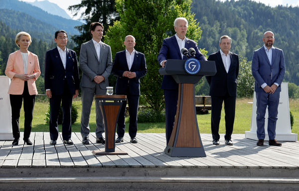 ▲▼多國領袖齊聚德國參加七大工業國集團（G7）峰會。（圖／路透）
