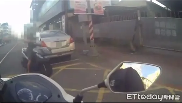 ▲▼高雄一名蘇姓男子為了倒垃圾,不但酒駕還逆向騎車。(圖/記者吳世龍翻攝)