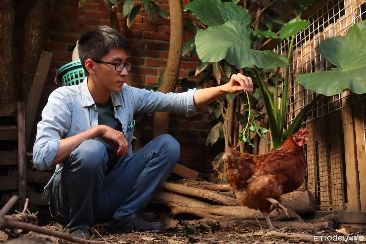 ▲沈致軒與餘姬在都會區實驗永續生活的可能性。(圖/記者沈君帆攝)