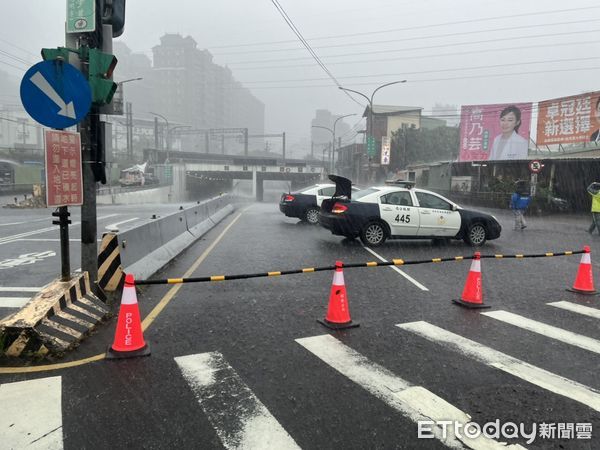 ▲▼樹林淹水。（圖／記者陳雕文翻攝）