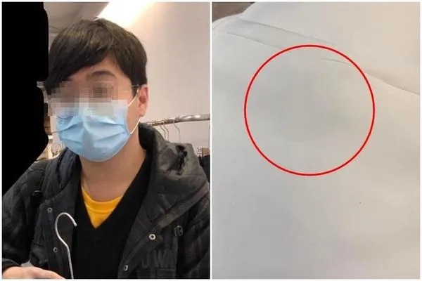 北市一名噁男頻頻前往女裝店試穿,並留下不明液體,引起不少服飾業者不滿。(翻攝自爆料公社二社)