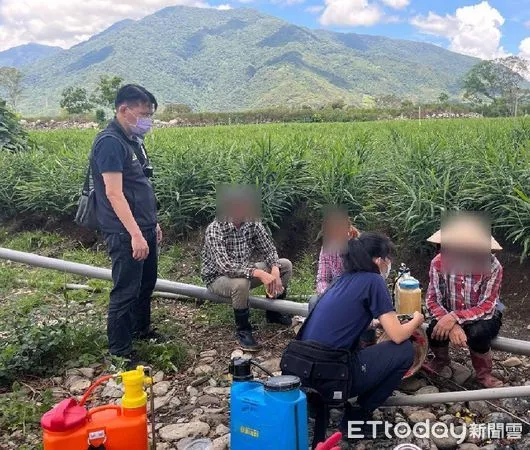 ▲台東移民署查獲非法工作越南籍移工。(圖/記者楊漢聲翻攝)