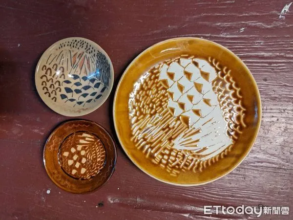 ▲心燈窯坊展出作品。(圖/記者楊漢聲攝)