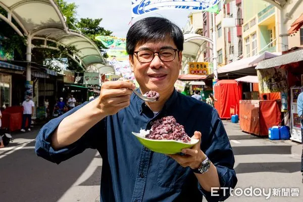 ▲高雄市長陳其邁最愛吃紅豆牛奶冰。(圖/高雄市觀光局提供)