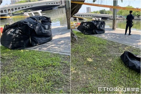 ▲▼高雄市中正四路與河東路的愛河發現一具浮屍。(圖/記者吳奕靖翻攝)
