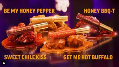 美彩妝品牌聯手餐廳推「燒烤醬唇蜜」　4種顏色4種口味！網心動了
