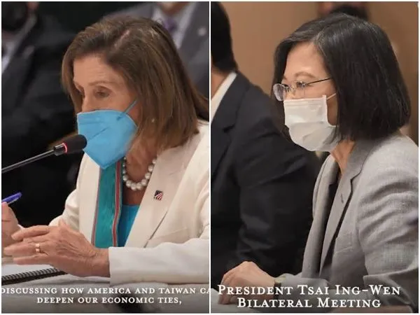 ▲▼裴洛西離台後在官方推特上傳一段1分26秒影片,記錄這次歷史性的訪台。(圖/翻攝自裴洛西推特/@SpeakerPelosi)
