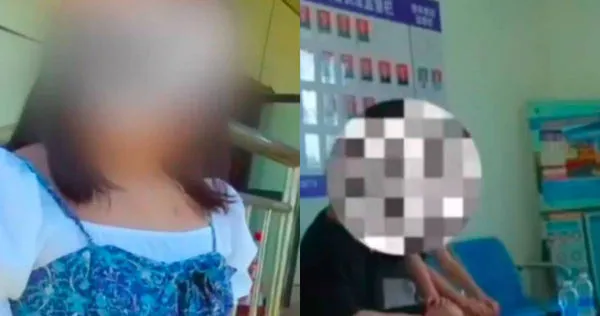 準新人在旅途中吵架,女方慘遭丟包。(圖/翻攝自微博)