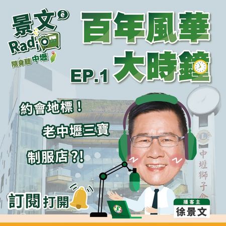 ▲爭搶年輕人票源，徐景文88節Podcast開播聽中壢