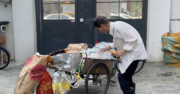 90歲阿公每天凌晨拾荒…真實身分遭起底「是退休大學教授」　原因藏洋蔥