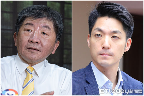 ▲2022台北市長參選人，由左至右分別為陳時中、蔣萬安。（合成圖／資料照）