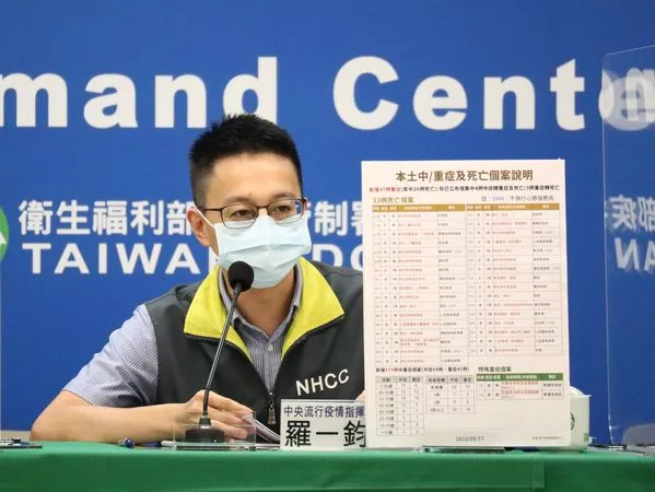 ▲▼8/17中央流行疫情指揮中心記者會。發言人莊人祥、醫療應變組副組長羅一鈞。(圖/指揮中心提供)