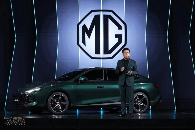 上汽名爵正式發表黑化廠徽 首款黑標車型 MG 7 正式亮相