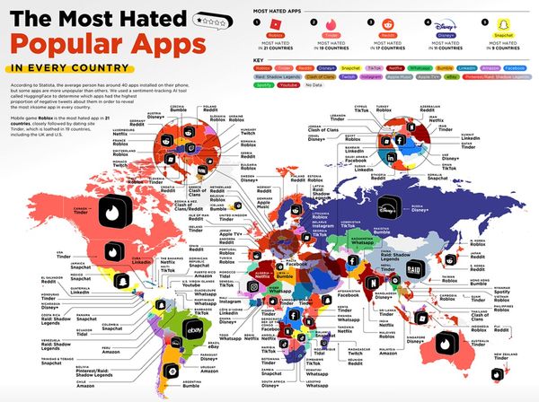 ▲全球最受討厭的App出爐。（圖／取自electronicshub）