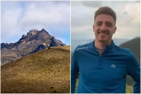 ▲▼以色列男子班克斯(Gil Banks)前往厄瓜多爬山墜落身亡。(圖/翻攝自Facebook/Israel en Ecuador)