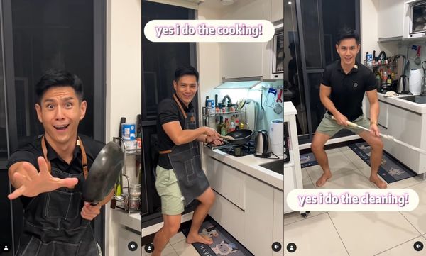 ▲祖雄女友超懂「如何讓男人心甘情願做家事」。(圖/翻攝自祖雄IG)