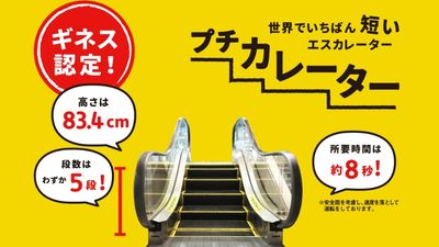 世界最短的手扶梯在日本！　高低差僅83.4公分「坐完5階僅需8秒」