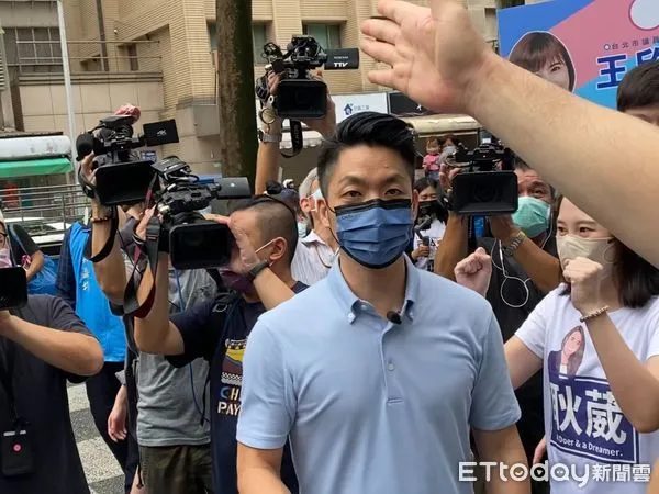 ▲▼台北市長參選人蔣萬安。(圖/記者崔至雲攝)