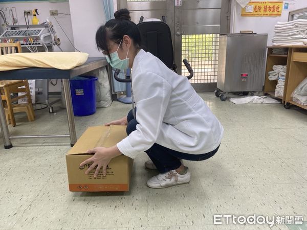▲▼善用腿部力量蹲姿取物(正確姿勢)、誤用腰部力量彎腰取物(錯誤姿勢)。(圖/台中榮總埔里分院提供)