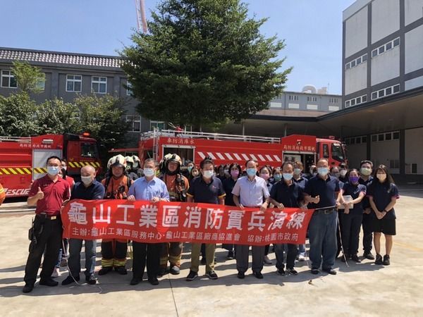 ▲中秋連假工業區消防演練,區域聯防落實安全。(圖/大林分隊提供)