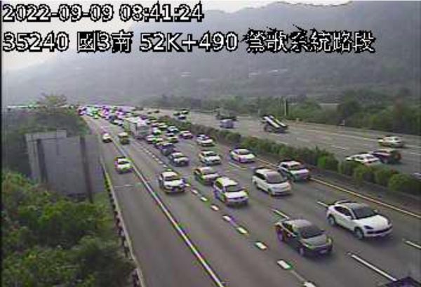 ▲▼中秋連假首日國道狀況。(圖/翻攝1968高公局網站)