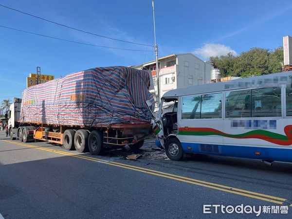 ▲▼ 台東卑南追撞事故 。(圖/記者楊漢聲翻攝)