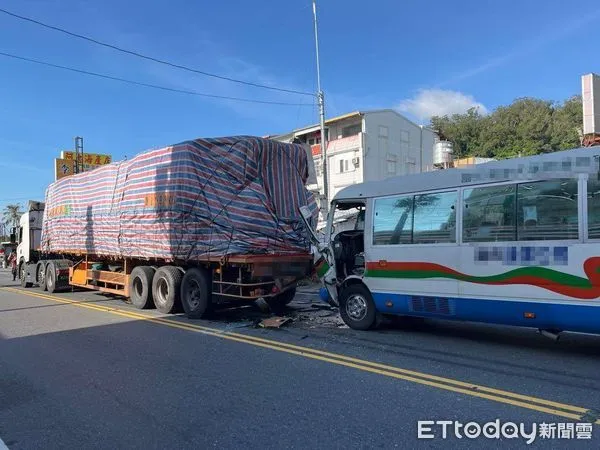 ▲▼ 台東卑南追撞事故 。(圖/記者楊漢聲翻攝)