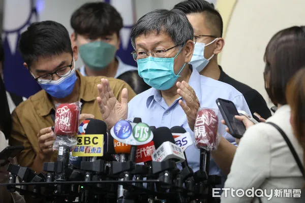 ▲台北市長柯文哲市政質詢後受訪。(圖/記者林敬旻攝)